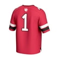 thumbnail image 3 of GameDay Greats #1 Red Utah Utes Lightweight Collegiate Football Fashion Jersey, 3 of 4