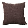 thumbnail image 1 of CAROOTU Linen Throw Pillow Cover Solid Plain Color Square / Rectangular Pillowcase for Couch Sofa Bed Car Home New, 1 of 7