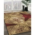 thumbnail image 2 of Ahgly Company Indoor Rectangle Patterned GoldenRod Gold Area Rugs, 7' x 10', 2 of 6