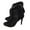 Black, variant on CQONEPT Women's Mesh Sandals Peep Toe High Top Sandals Lace Up Summer Boots Buckle Strap Party Sexy Pump Shoes Open toe Size 7.5 Black