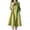 Green, variant on JFHHQ Jazz Dress Women's Casual Button Down Shirt Dress Basic Solid Long Sleeve Midi Length Everyday Comfort Outfit XL Green