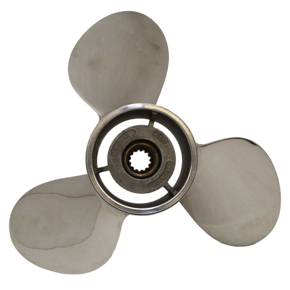 Suzuki Boat Propeller 99105-00101-22P | RH 13 1/4 x 22 P
