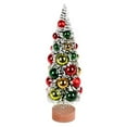 thumbnail image 1 of Vickerman LS203412 Arbre Frosted 12 Po Rouge & Vert-Or Balls - 2 Pcs, 1 of 2