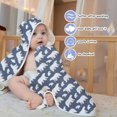 thumbnail image 2 of Toalla de baño para bebé con capucha 100% algodón, súper suave y absorbente, tamaño grande 70 x 140 cm, toalla de baño Baby Essentials para recién nacidos, bebés, niños y niñas, 2 of 5