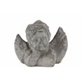 thumbnail image 1 of Cemented Cherub Bust Figurine, Large, Gray, 1 of 1