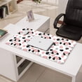 thumbnail image 3 of Long Mouse Pads for Desk,White Cow Black Spot Geometric Pattern Desk Mats on Top Of Desks, Desk Mouse Pad Extra Large with 3mm Non-Slip Base and Stitched Edge for Gaming,Office,Work,Home 31.5"x15.7", 3 of 6