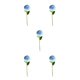 thumbnail image 1 of Flor de simulación Inteprter no tóxica de seda 10 piezas Azul claro, 1 of 6