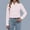 Pink, variant on Women's Stain Shield Dress Shirts Long Sleeve Shirts Solid Work Business Button Down Shirts Women's Blouses Black S
