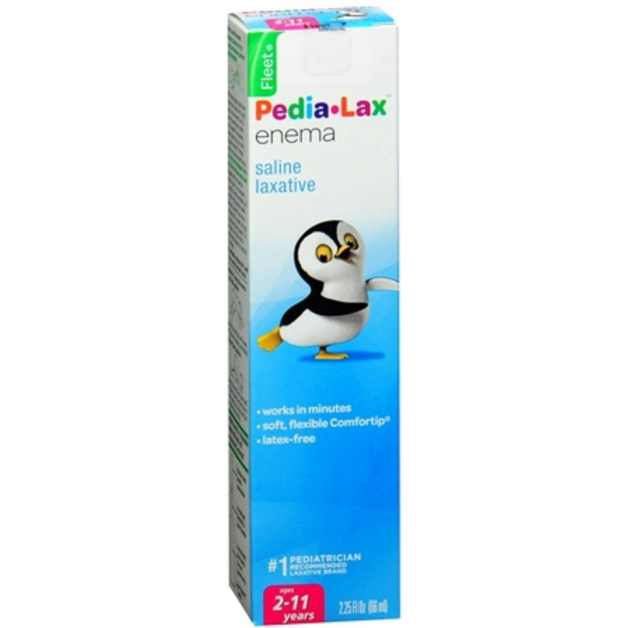 Fleet Pedia-Lax Enema For Children For Ages 2 To 11 Years - 2.25 Oz,