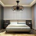 thumbnail image 3 of 19 Inch Modern Ceiling Fan Light 3 Blades LED Chandelier Lamp 3 Colors W/ Remote, 3 of 12