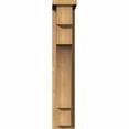 thumbnail image 2 of 5 1/2"W x 14"D x 30"H Mediterranean Smooth Corbel w/Backplate, Western Red Cedar, 2 of 9