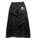 thumbnail image 1 of Pantalones de chándal a rayas con cinta bordada de mariposa para hombres y mujeres, pantalones de chándal informales con cordón, azul marino, alta calidad, 1 of 5