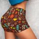 thumbnail image 4 of Fotbe Retro Coffee Shorts Sin Costuras – Shorts Deportivos de Cintura Alta para Mujer, Elásticos para Gimnasio, Yoga, Running o Ciclismo-Small, 4 of 8