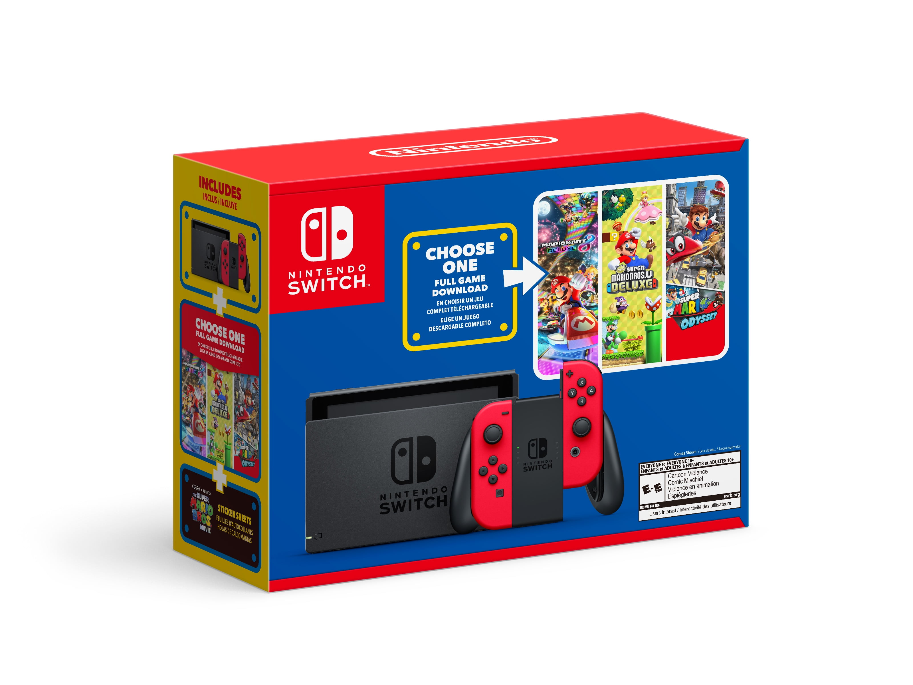 Nintendo Switch Mario Choose One Bundle