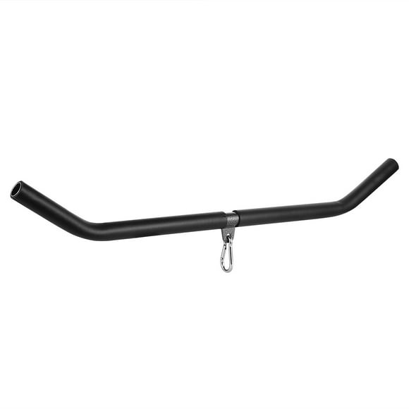 OUNONA Bicep Tension Rod Steel Black Muscle Development Fitness Equipment 1Pcs