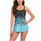 thumbnail image 2 of Traje de baño dividido para mujer con estampado de puntos de color degradado multicolor a la moda para mujer Fridja nalpqowj50373, 2 of 8