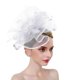 thumbnail image 4 of Diadema de malla con plumas KAIYANG elegante para mujer azul, 4 of 5