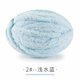 thumbnail image 1 of Nvzi Hilo de punto grueso azul claro de 250 g - 1 rollo, hilo de chenilla, hilo de ganchillo de terciopelo grueso, hilo de punto suave y agradable para la piel para cojines y almohadas, 1 of 5