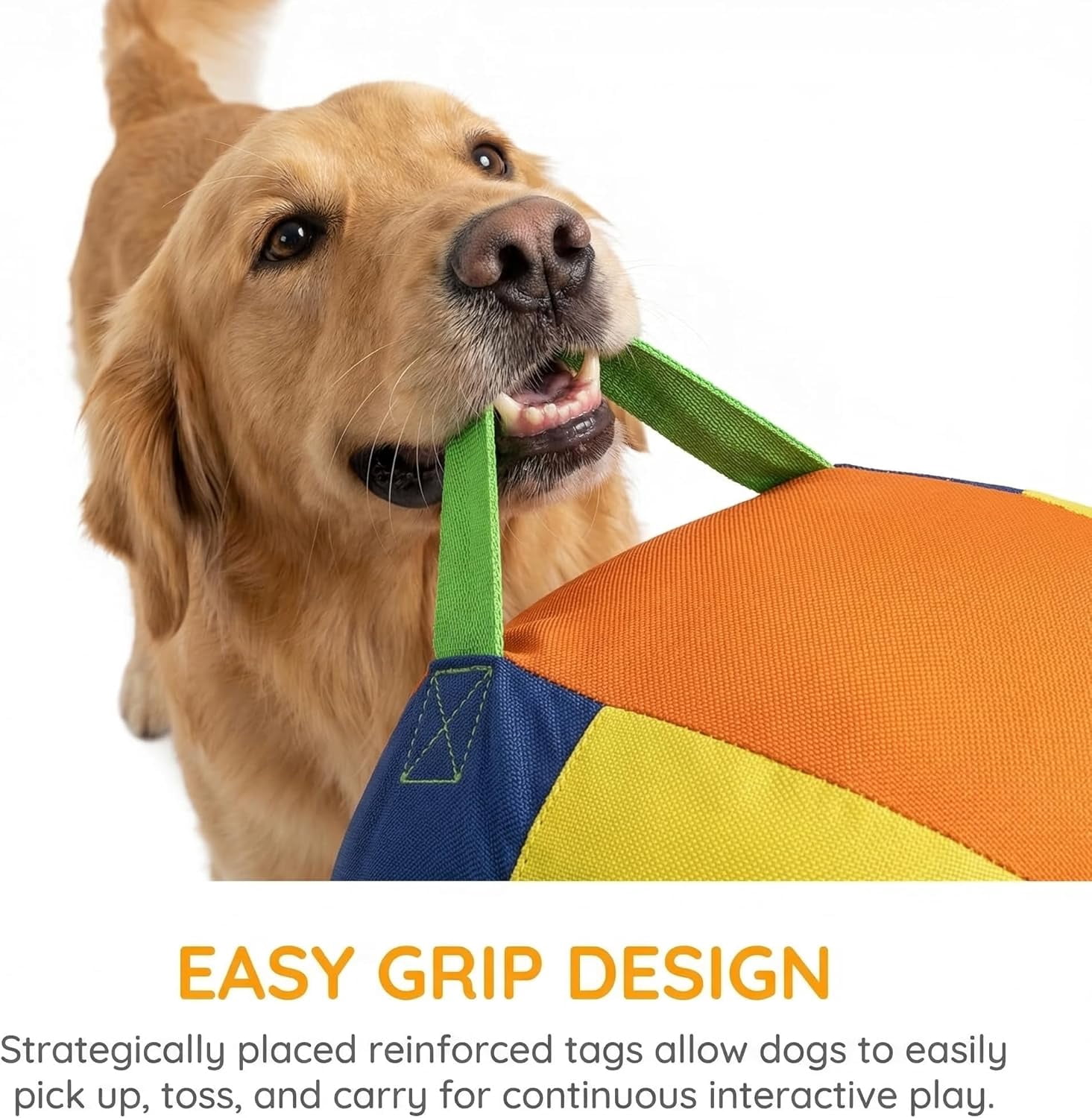HZMSYQ 10" Herding Ball for Dogs & Horses,Indestructible Pet Toys,Dog Balls for Aggressive Chewers,Durable Exercise Ball for Large Pets for Training, Fetch & Water Play