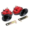 thumbnail image 2 of Juego de 2 bocinas para coche, bocina doble impermeable de 12 V, utilizada para camiones, trenes y barcos, bocinas eléctricas para coches, motocicletas, componentes electrónicos, 2 of 5
