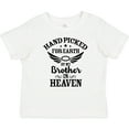 thumbnail image 3 of Inktastic Handpicked for Earth by My Brother in Heaven Angel Wings Boys or Girls Baby T-Shirt, 3 of 5