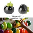 thumbnail image 2 of Variety Artificial Fruits Plastic Fake Fruit Kitchen Table DIY Home Decoration, Mangosteen, 2 of 8