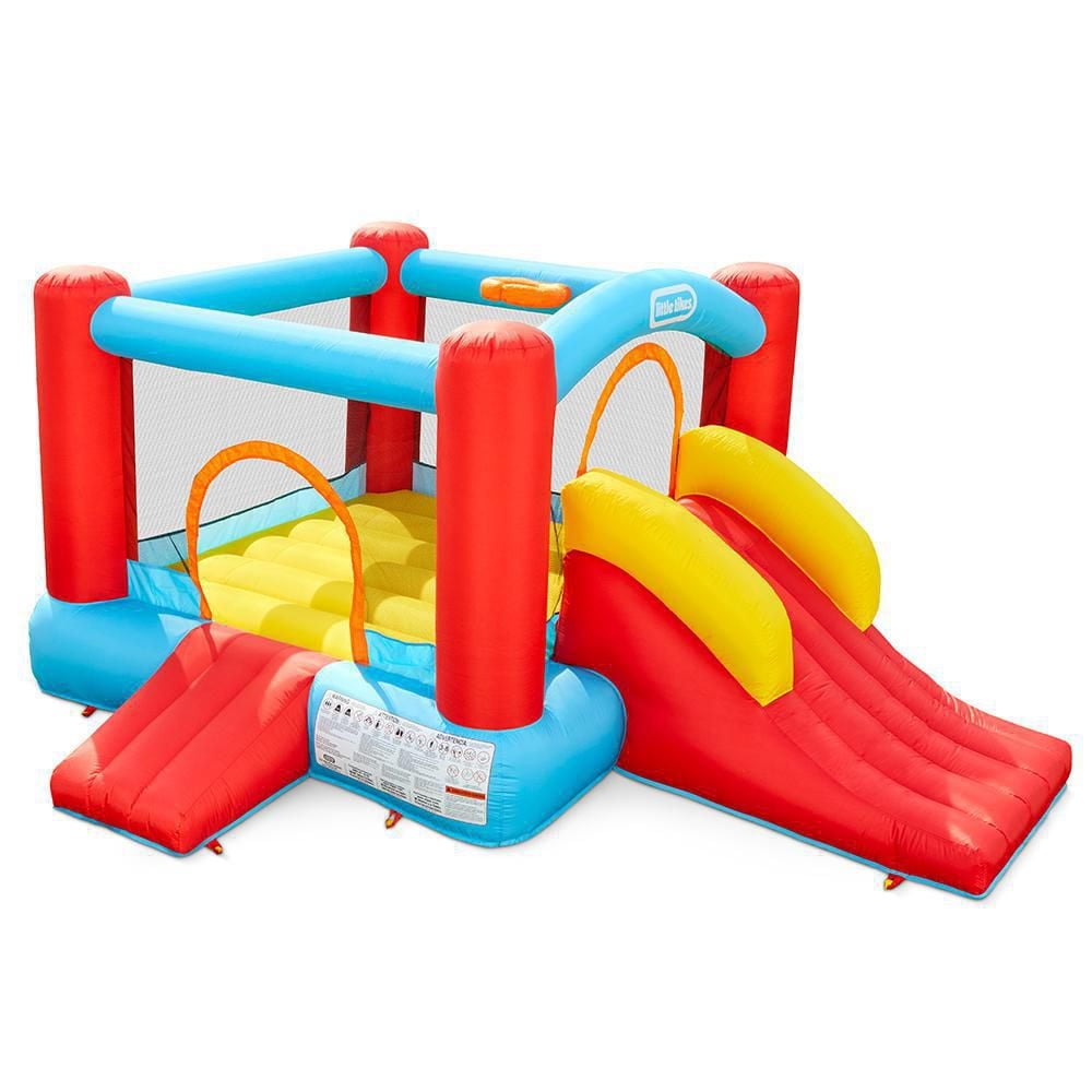 Little Tikes Slide 'n Swish Inflatable Bouncer with Included Air