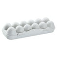 thumbnail image 5 of GAXIRE Refrigerator Egg Storage Box Grey 1Pack 11.8X4.3X2.6in, 5 of 8