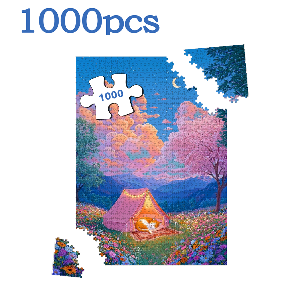 A 1000pcs Adult Puzzle Featuring  Landscape Themes, High Difficulty Level, Suitable for Adults, Family Entertainment.29.4*19.6 in