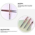 thumbnail image 2 of 3pcs Nail Art Tool Drawing Line Durable Point Drill Pen Manicure Pen (Rose Gold), 2 of 8