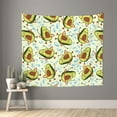 thumbnail image 2 of Balery Avocado Doing Sport Pattern Tapestry 60x51 Inches - Large Wall Hanging Tapestry for Bedroom, Living Room, Dorm Decor - Artistic and Aesthetic Room Decor, 2 of 9
