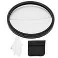 thumbnail image 1 of 77mm Split Diopter Filter Optical Glass Prism Foreground Blur Filter for Camera Photography, 1 of 8