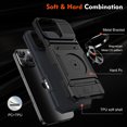 thumbnail image 7 of Fashion Case with Holder Stander Kickstand Drop Resistant Shockproof Case For iPhone 16 Pro (6.3inch), 7 of 7