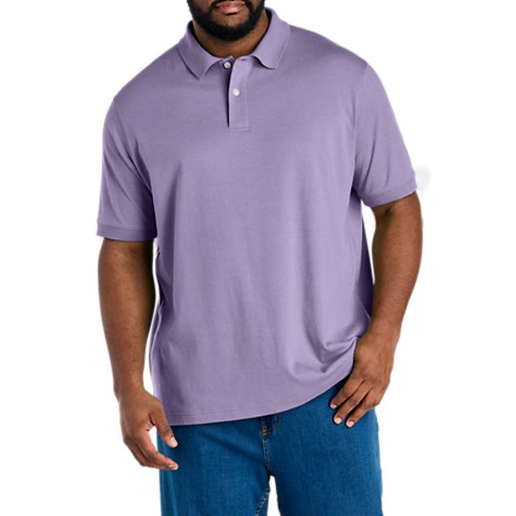 Interlock Polo Shirt Lavendula Pd 1XLT