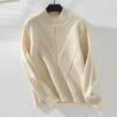 thumbnail image 1 of PEONAVET Chandail Col Roulé Femme Chandail d'Hiver Ample Demi-Col Roulé Manches Longues, 1 of 4