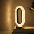 thumbnail image 3 of CNKOO Bedside Crystal Table Lamp Modern Simple Design Led Light For Bedroom Home Decor, 3 of 11
