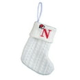 thumbnail image 3 of Msgweeeg Knit Stockings Christmas Mini Ornaments for Small Tree Christmas Decorations Children's Knitted White Embroidered Letter Christmas Socks Christmas Day Decoration, 3 of 6