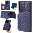 thumbnail image 1 of Case for Samsung Galaxy S23 Ultra, Detachable Crossbody Strap Wallet Case with Card Slots, Stand Ring Flip PU Leather Protective Cover Lanyard for Women for Samsung Galaxy S23 Ultra, Darkblue, 1 of 8