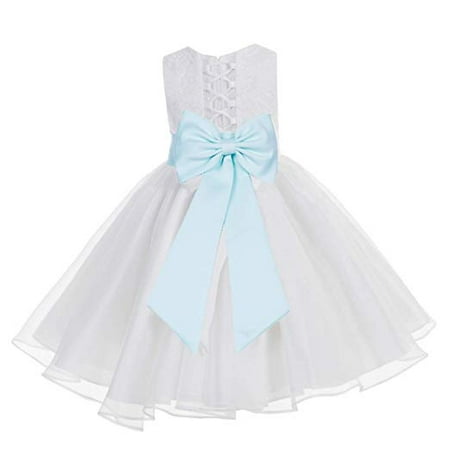 

Ekidsbridal White Lace Organza Flower Girl Dress Toddler Girl Dresses Christening Dresses Evening Gown Girl Lace Dresses Princess Dresses Pageant Gown Communion Dress Baptism Dress Ballroom Gown 186T