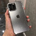 thumbnail image 2 of Funda de lujo brillante y transparente para iPhone 16 Pro Max 15 14 13 12 11 XR XS X 7 8 Plus SE, funda suave a prueba de golpes a la moda, 2 of 5