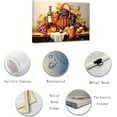 thumbnail image 2 of ZHONGYUTONG Kitchen Wall Art Grapes and Wine Picture Fresh Fruits Canvas Prints for Kitchen Restaurant Dining Room Decor Framed (16.00" x 24.00"), 2 of 6
