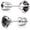 3mm Rainbow Silver, variant on Hypoallergenic G23 Implant-Grade Titanium Screw Earrings, 20g, Pure Titanium Studs, Suitable for Sensitive Ears, 5A Cubic Zirconia Titanium Studs, Unisex Reversible Studs, Earrings