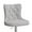 Grey, variant on Daluvenix Swivel Bar Stools Set of 2, Velvet Button Tufted Counter Height Chairs with Midback for Home Kitchen Island, White