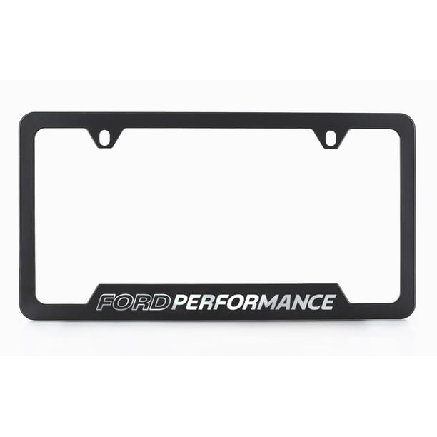 Marco para Placa Ford Performance Cromo Negro 30x15 cm