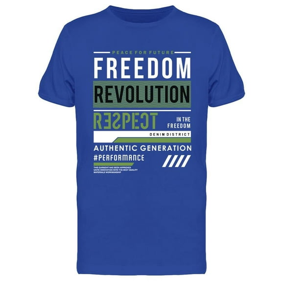 Freedom Revolution Respect T-Shirt Men -Image by Shutterstock, Male Medium