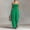 Green Jumpsuits for Women, variant on Womens Strapless Smocked Tie Front Wide Leg Jumpsuit with Dual Side Pockets for Beach White S