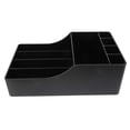 thumbnail image 1 of Black Multifunction Coffee Bar Organizer for Storage of Tea Bags Sugar Bags and Snacks 12 Compartment Plastic, 1 of 4