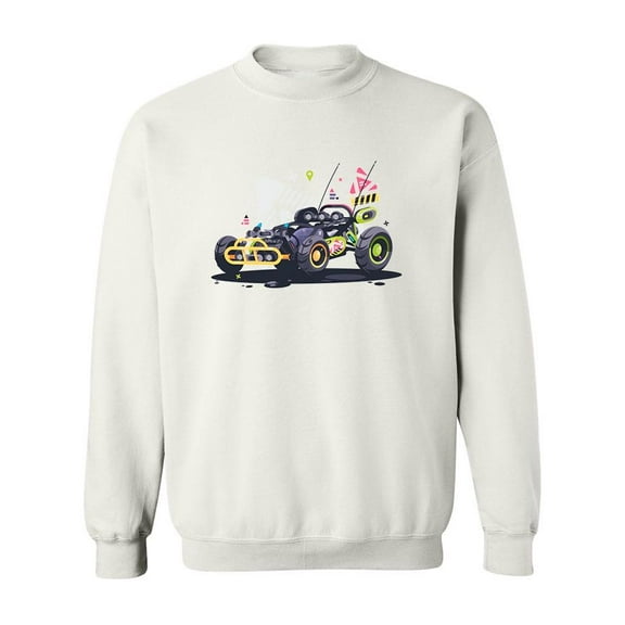 Colorful Racing Car Design. Sweatshirt Men -Image by Shutterstock, Male 3X-Large
