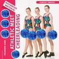 thumbnail image 6 of LINLIN Cheerleader ponpon, Cheerleading Pom Poms, Premium Metallic Pom Poms Set Cheering Hand Flowers Handle Dance Pom Poms Cheering Squad Pompoms for Football Basketball Cheers, 6 of 7