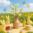 thumbnail image 6 of Bfogop Artificial Easter Spray Vine with Pastel Easter Eggs Decorative Spring Floral Stems Easter Egg Twig Branches for Floral Arrangement Centerpiece Wreath Decor 12 Inch, 6 of 6